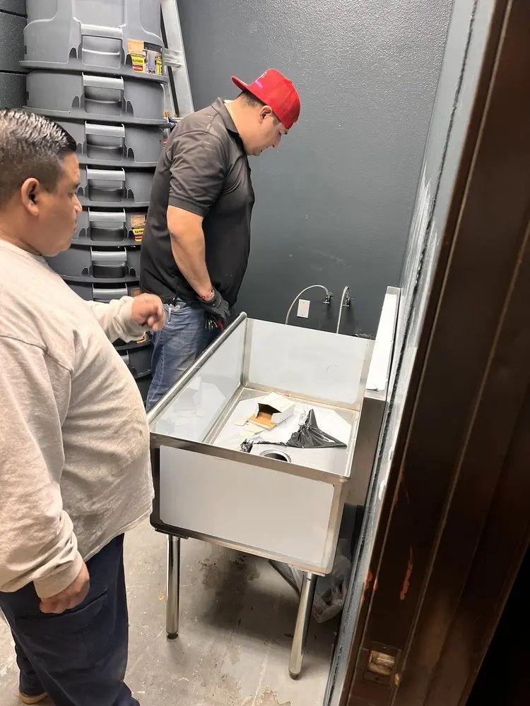 Commercial plumbing and sink installation in Bearslide